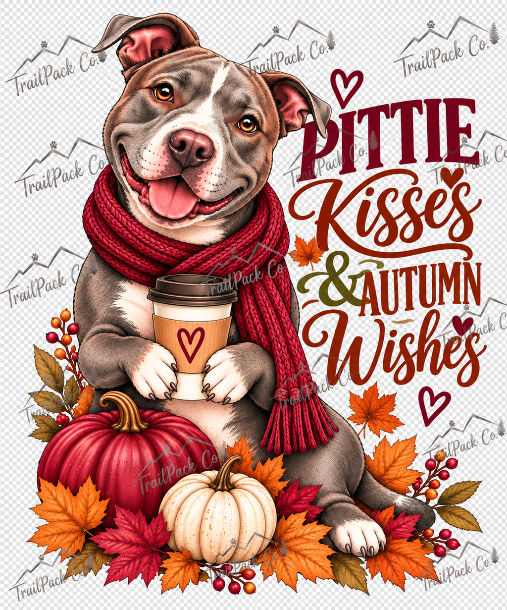 Pittie Kisses & Autumn Wishes Sweatshirt
