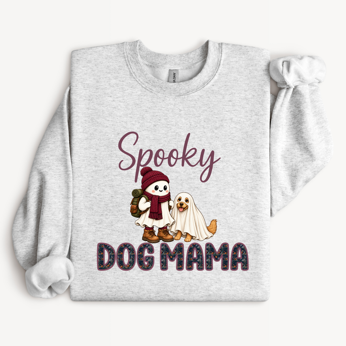 Spooky Dog Mama Crewneck Sweatshirt