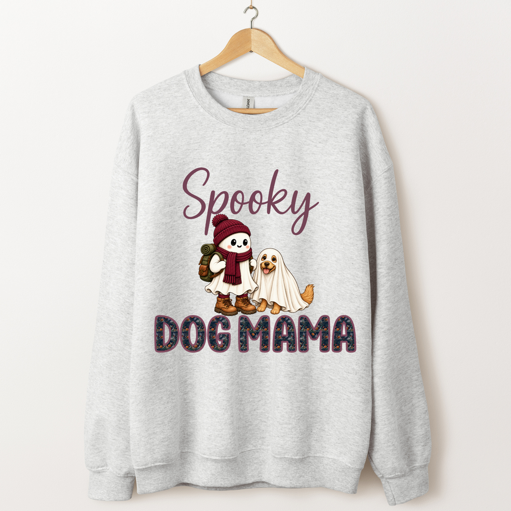 Spooky Dog Mama Crewneck Sweatshirt
