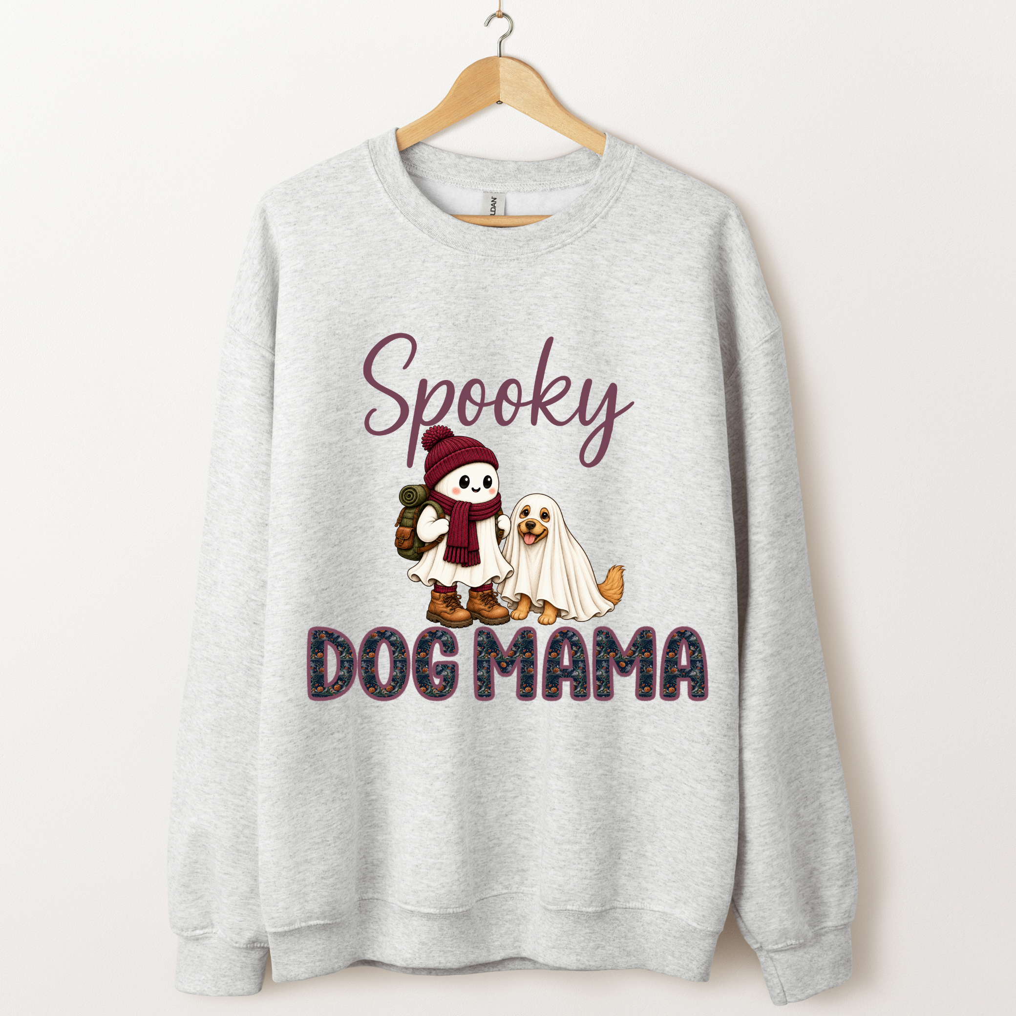 Spooky Dog Mama Crewneck Sweatshirt