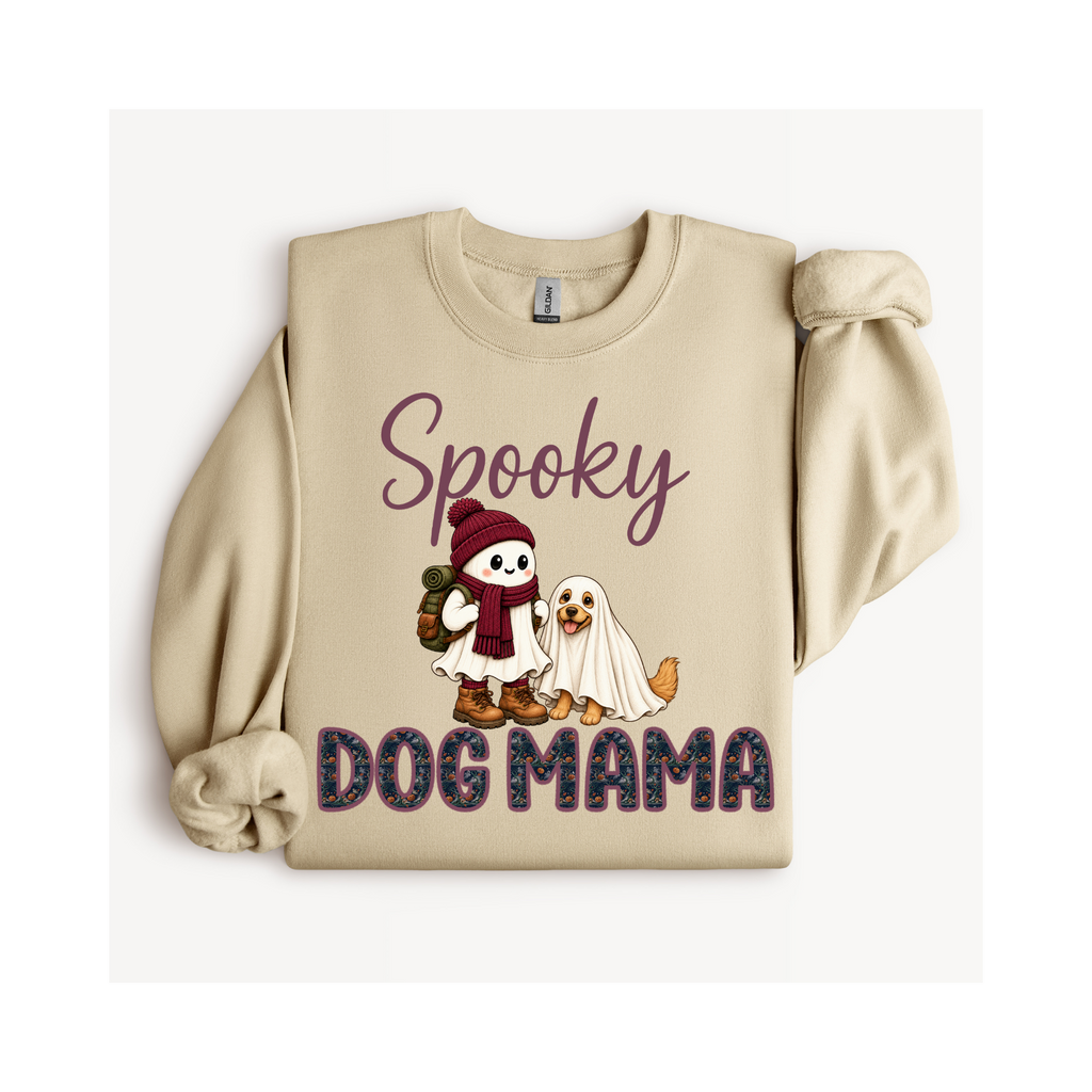 Spooky Dog Mama Crewneck Sweatshirt