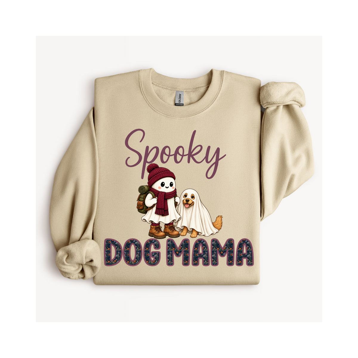 Spooky Dog Mama Crewneck Sweatshirt