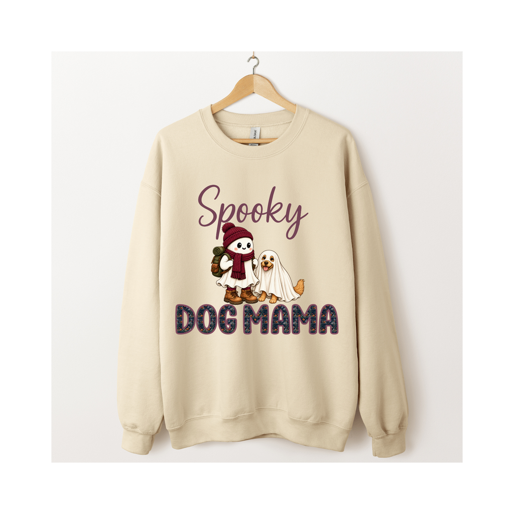 Spooky Dog Mama Crewneck Sweatshirt