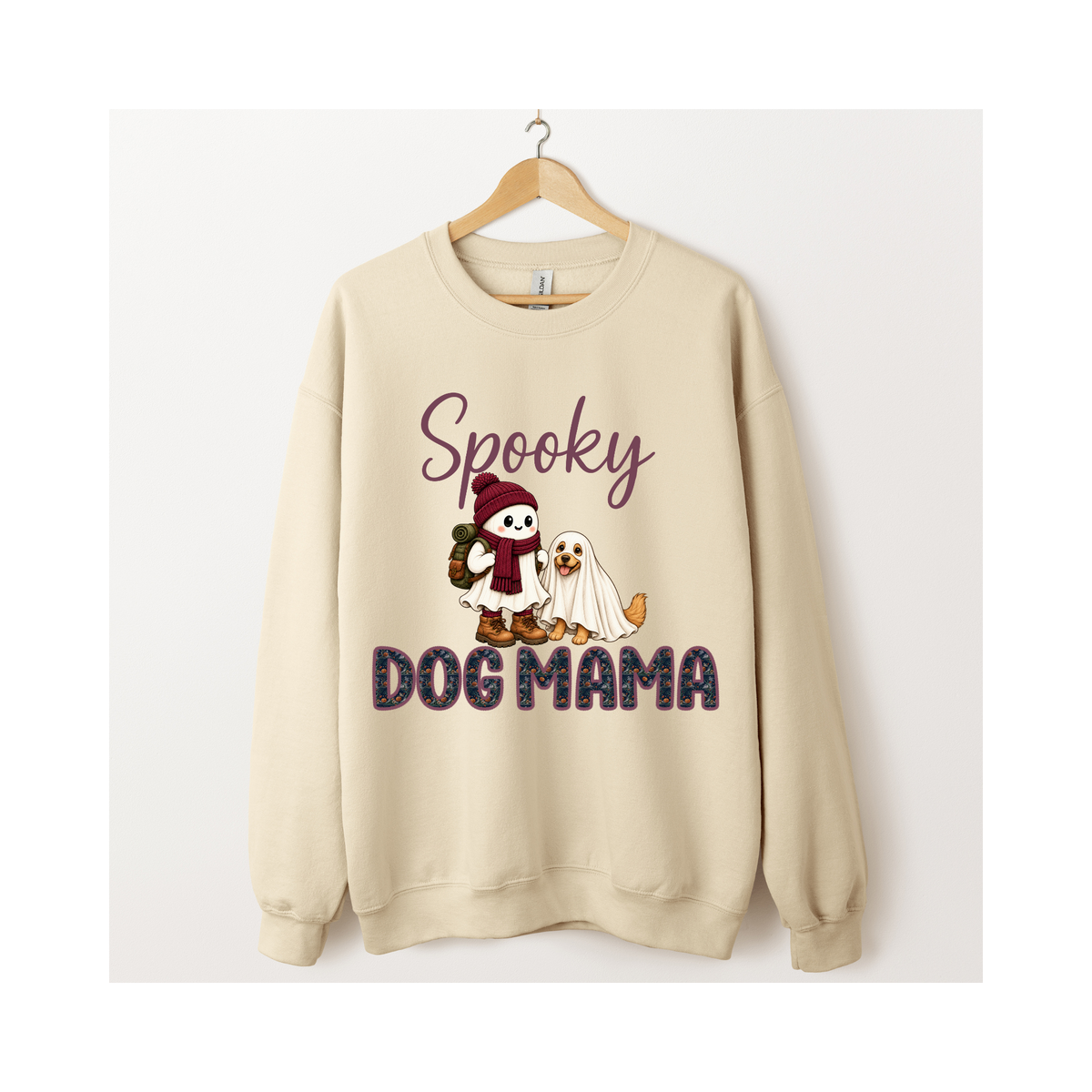 Spooky Dog Mama Crewneck Sweatshirt