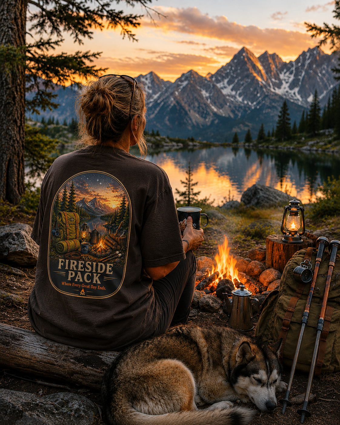 Fireside Pack | Adventure Tee