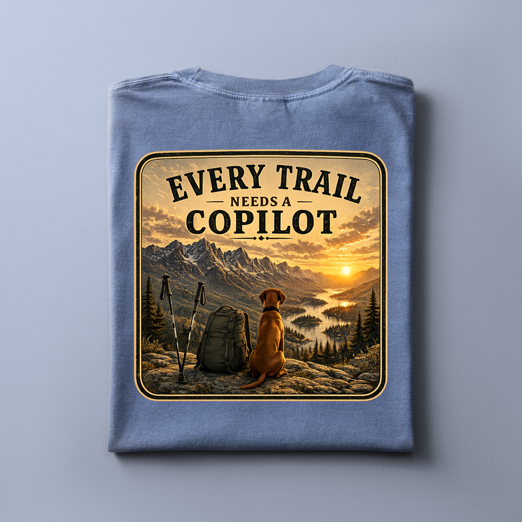 Every Trail Needs A CoPilot | Adventure Tee
