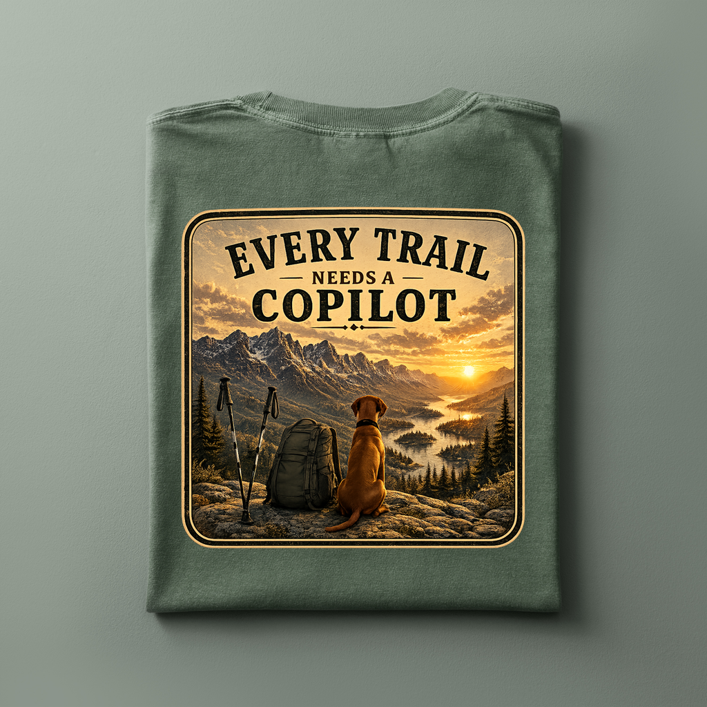 Every Trail Needs A CoPilot | Adventure Tee