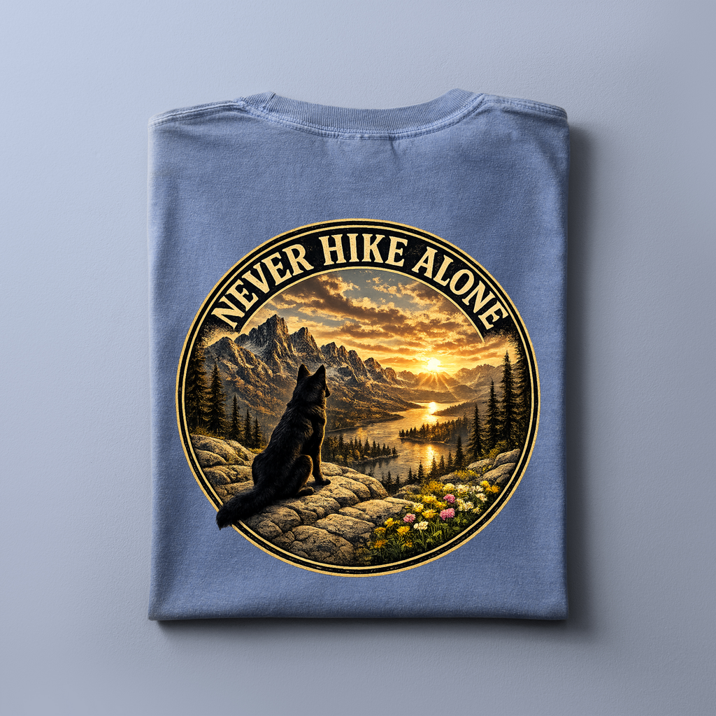 Never Hike Alone | Adventure Tee