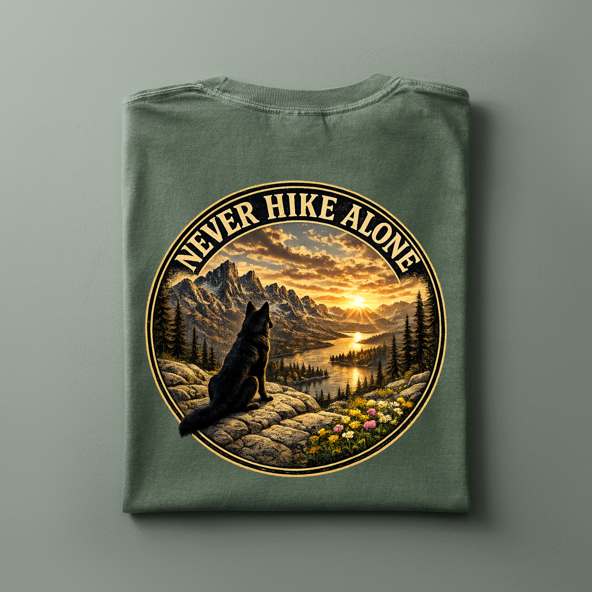 Never Hike Alone | Adventure Tee
