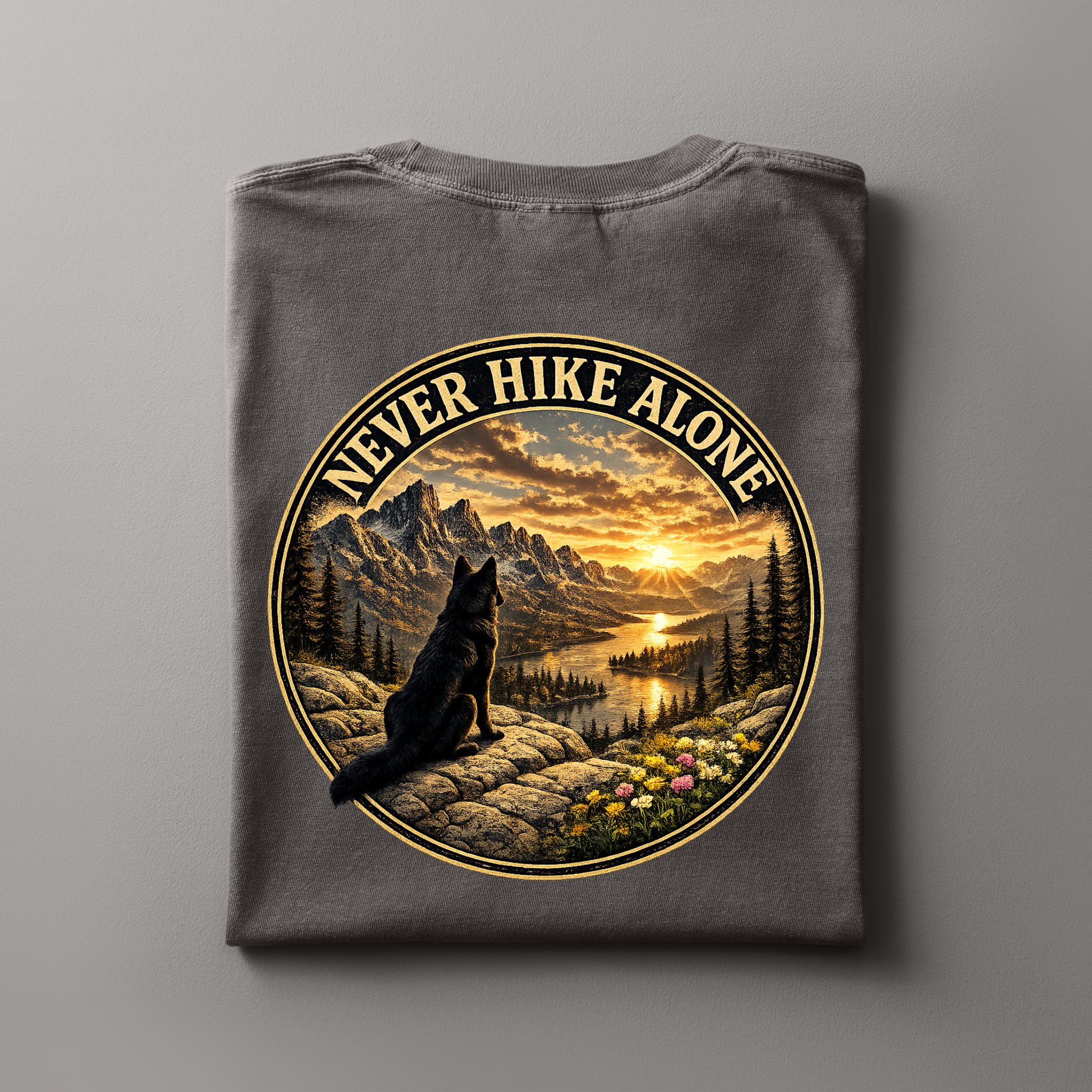 Never Hike Alone | Adventure Tee
