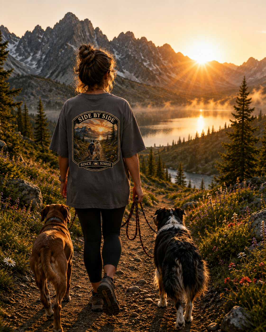 Side by Side Since Sunrise | Adventure Tee