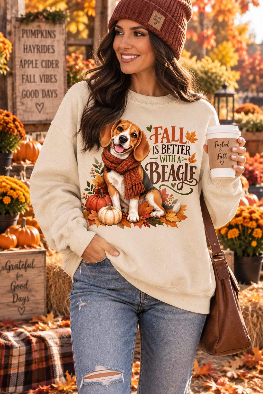Fall Is Better With a Beagle Sweatshirt