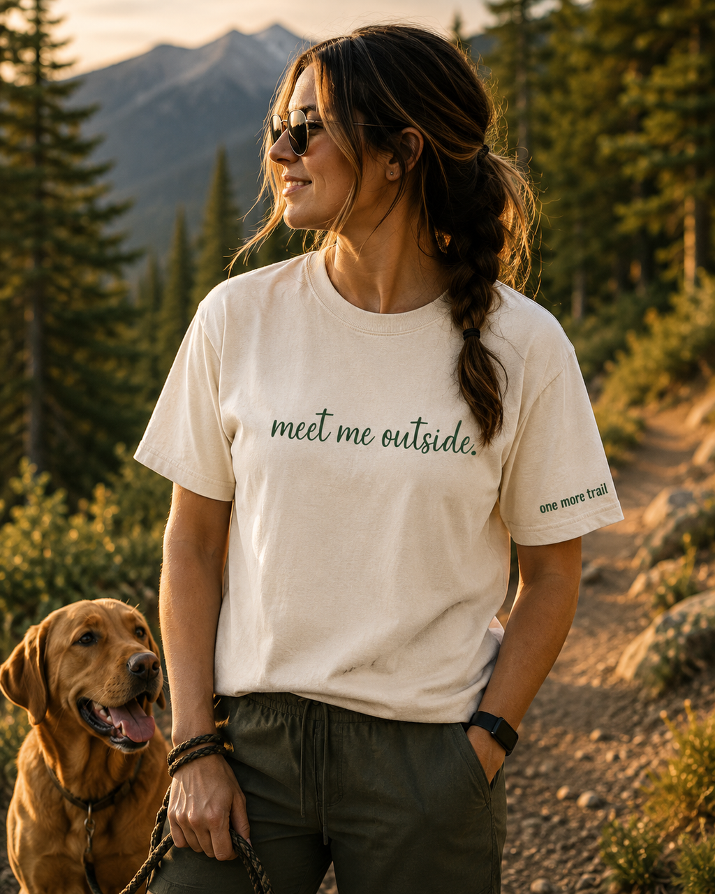 Meet Me Outside – Comfort Colors Adventure T-Shirt