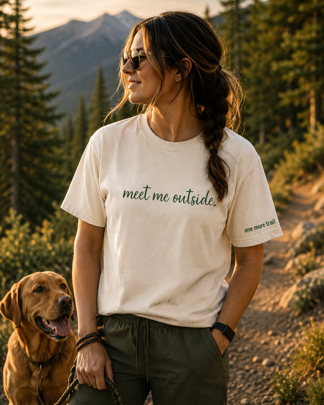 Meet Me Outside – Comfort Colors Adventure T-Shirt